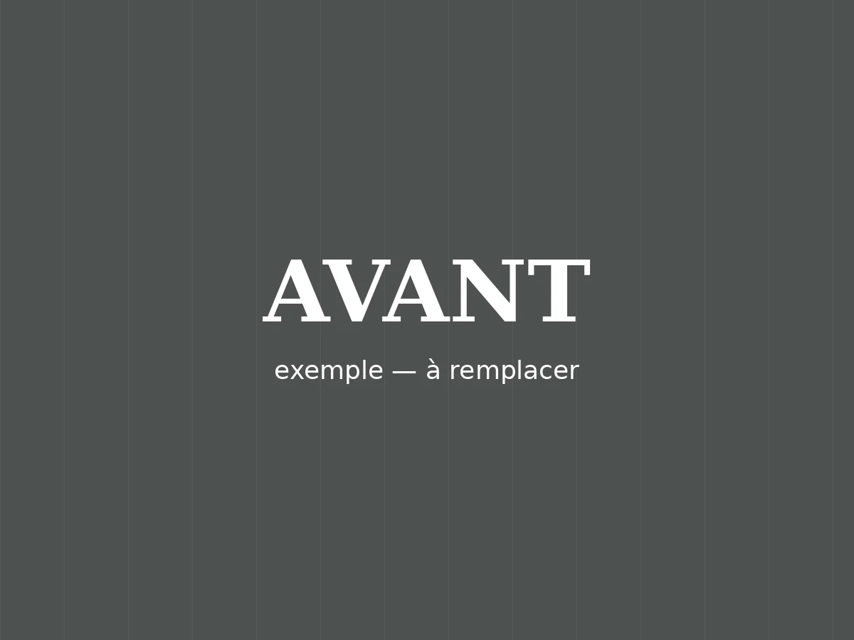 Avant : Escalier en chêne